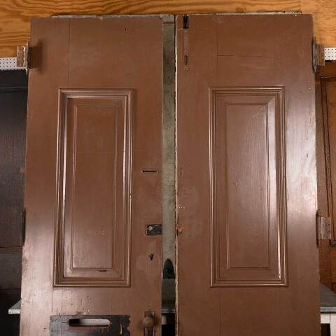 #47793 58x95 Antique Victorian Wood Entry Doors image 7