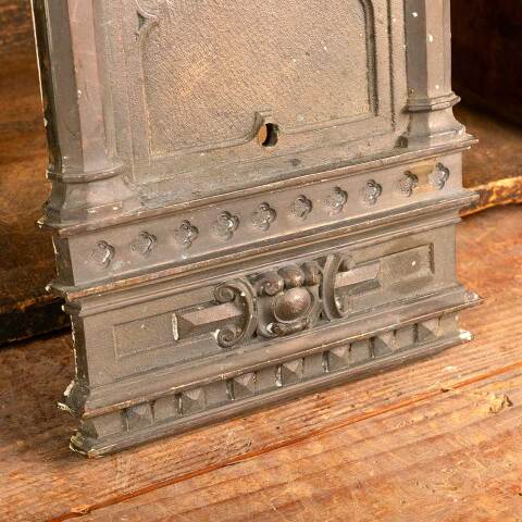 #47830 Antique Cast Brass Gothic Sconce Backplate image 6