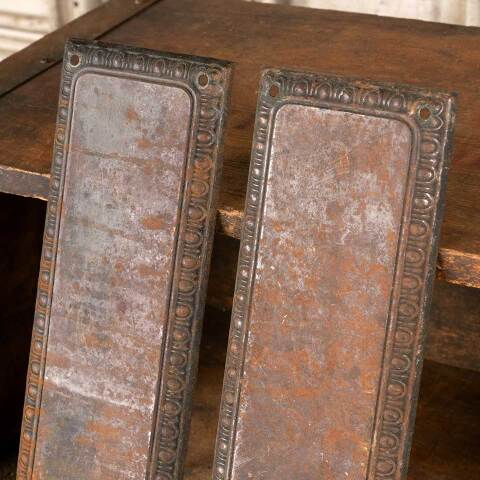 #47831 Antique Egg & Dart Door Push Plates image 3