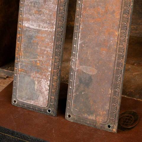 #47831 Antique Egg & Dart Door Push Plates image 4