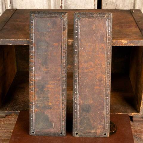 #47831 Antique Egg & Dart Door Push Plates image 5