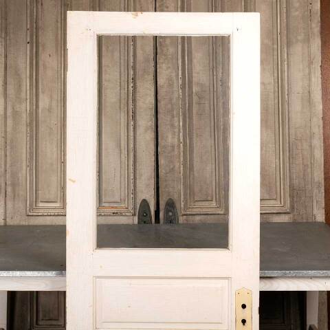 #47878 30x74 Antique Half Lite Wood Entry Door image 2