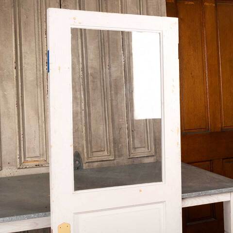 #47878 30x74 Antique Half Lite Wood Entry Door image 5