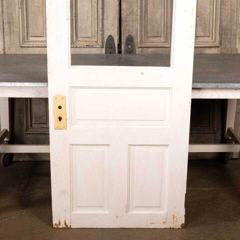 #47878 30x74 Antique Half Lite Wood Entry Door image 6