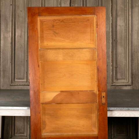 #47959 27x68 Antique 4 Panel Interior Pine Door image 2