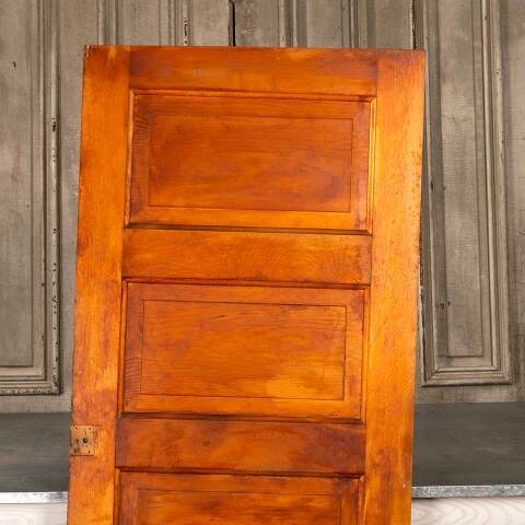 #47959 27x68 Antique 4 Panel Interior Pine Door image 5