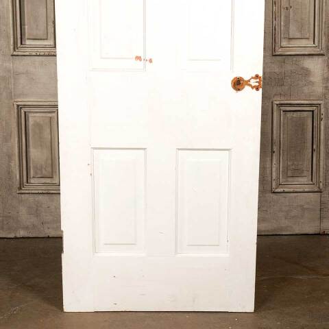 #47960 30x77 Antique Wood 4 Panel Interior Door image 3