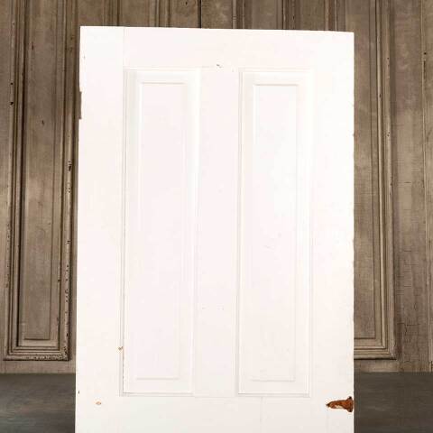 #47961 30x77 Antique 4 Panel Wood Interior Door image 5