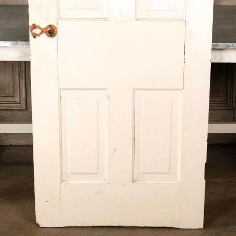 #47963 30x77 Antique 4 Panel Wood Interior Door image 6