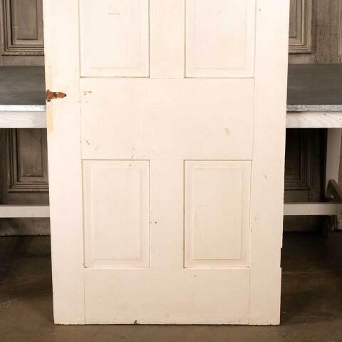 #47967 32x79 Antique 4 Panel Wood Interior Door image 6