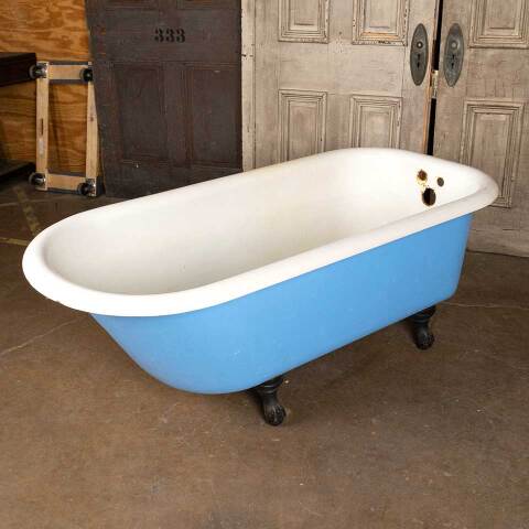 #47978 30x60 Antique Cast Iron Clawfoot Bathtub image 3