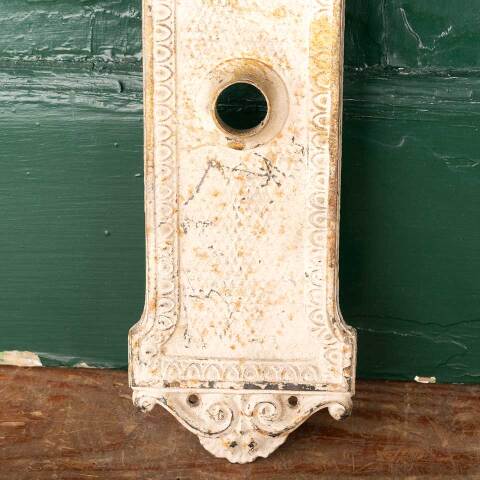 #47984 Antique Ohio Statehouse Doorknob Backplate image 8