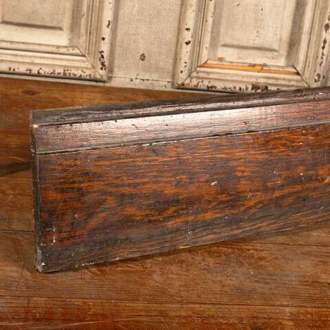 #48018 Salvaged Antique Oak Wood Baseboard Trim image 3