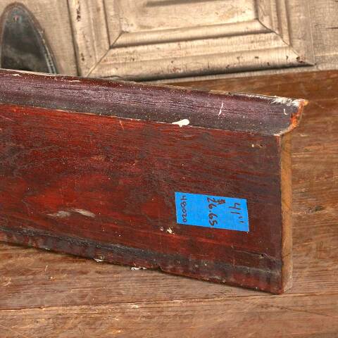 #48020 Salvaged Antique Pine Wood Baseboard Trim image 3