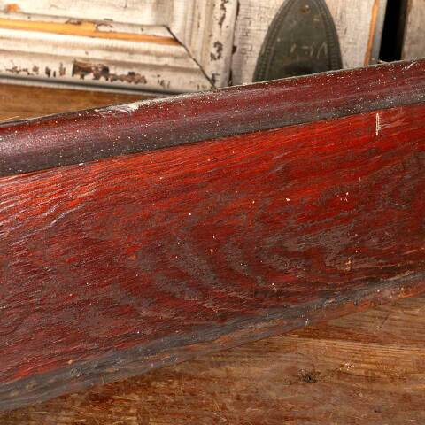 #48020 Salvaged Antique Pine Wood Baseboard Trim image 2