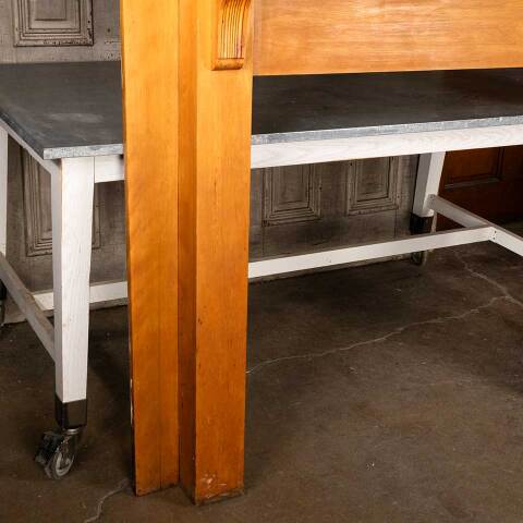 #48022 Salvaged Antique Wood Fireplace Mantel image 3