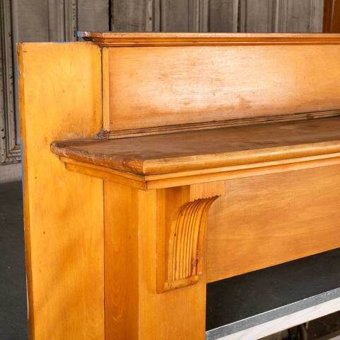 #48022 Salvaged Antique Wood Fireplace Mantel image 2