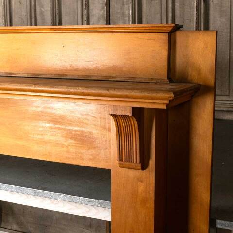 #48022 Salvaged Antique Wood Fireplace Mantel image 5