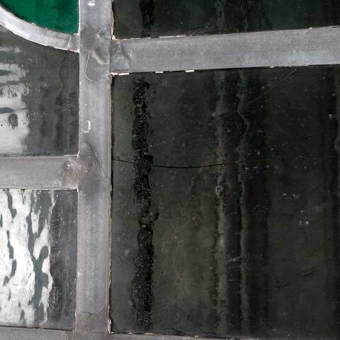 #48129 23x31 Vintage Stained Glass Window Panel image 5