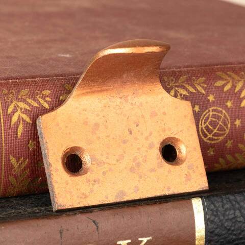 #48258 Salvaged Bronze Window Sash Finger Lift image 5