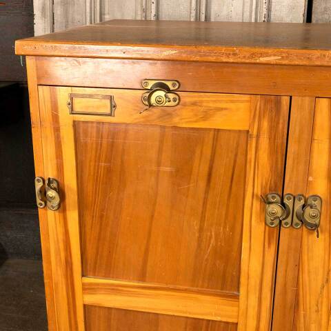 #48262 Vintage Wood Sample Storage Cabinet image 3