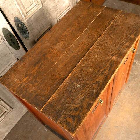 #48264 Vintage Oak Sample Storage Cabinet image 4