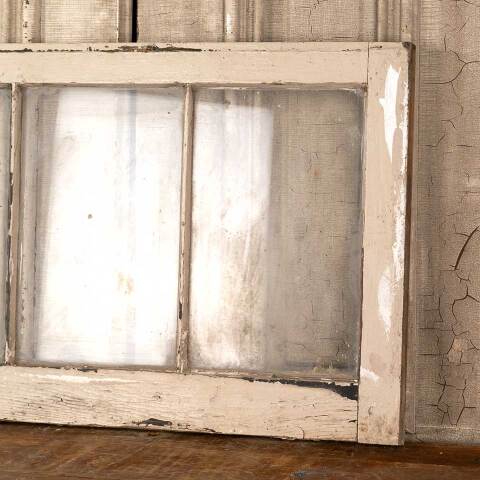 #48266 Antique Divided Lite Wood Transom Window image 4