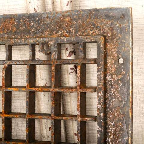 #48301 12x12 Cast Iron Heat Grate Floor Vent Cover image 2