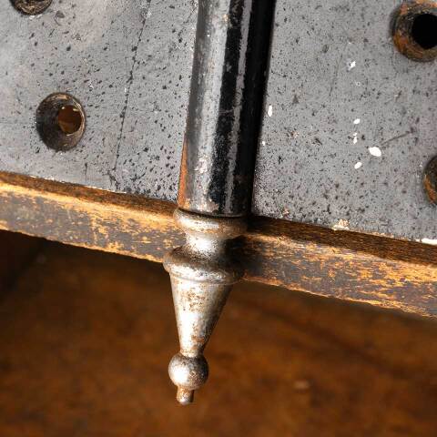 #48325 Antique 4" x 4 1/2" Left Lift Off Door Hinge image 3