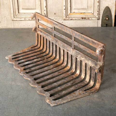 #48365 Antique Cast Iron Fireplace Coal Basket image 5