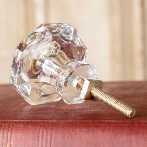 #48443 Antique Pressed Glass Furniture Knob image 4