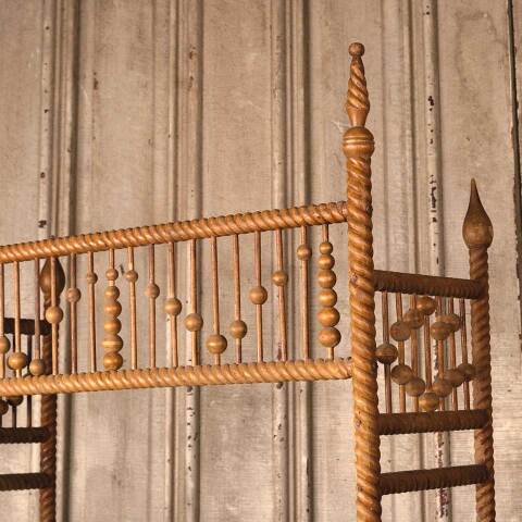 #48451 26x42 Antique Victorian Wood Shelf Unit image 8