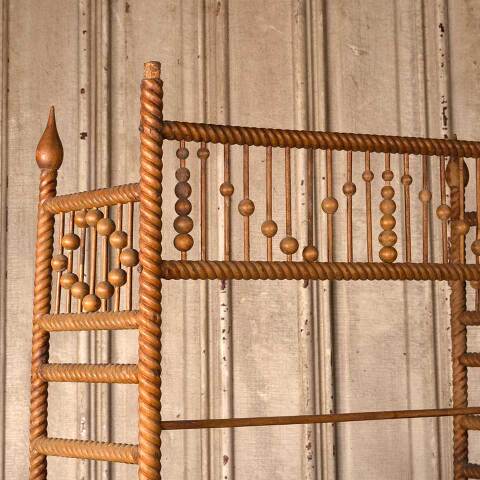 #48451 26x42 Antique Victorian Wood Shelf Unit image 6