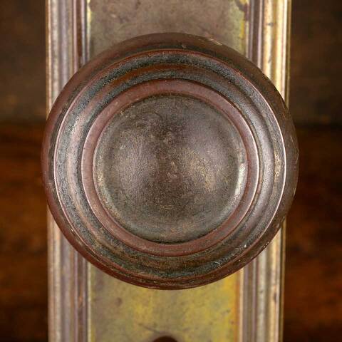 #48477 Antique Yale Arts & Crafts Door Hardware Set image 2