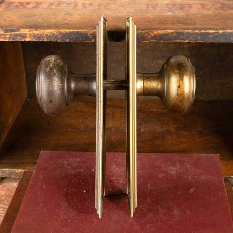 #48477 Antique Yale Arts & Crafts Door Hardware Set image 4