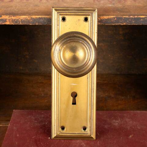 #48477 Antique Yale Arts & Crafts Door Hardware Set image 3