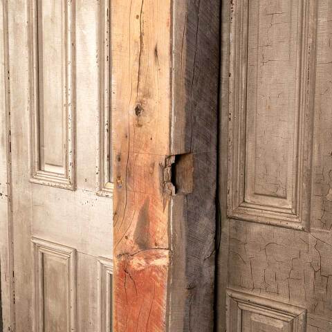 #48481 Reclaimed Hand Hewn Wood Barn Beam image 7