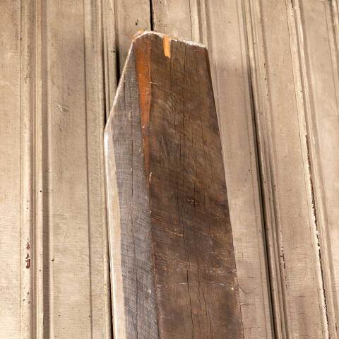 #48481 Reclaimed Hand Hewn Wood Barn Beam image 2