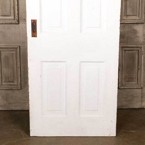 #48509 30x80 Antique 4 Panel Pine Interior Door image 7