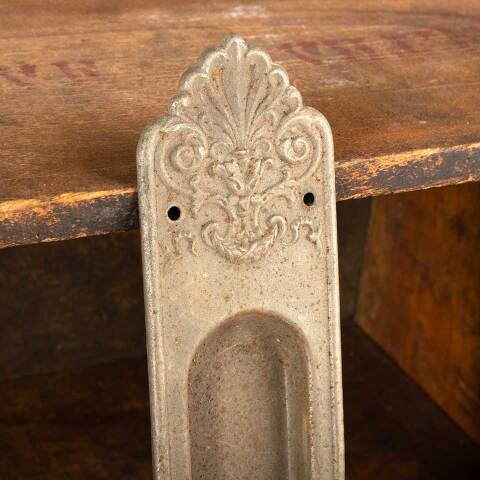 #48516 Antique Pocket Door Pull Handle Hardware image 3