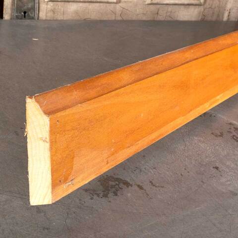 #48541 Salvaged Unpainted Wood Baseboard Trim image 3