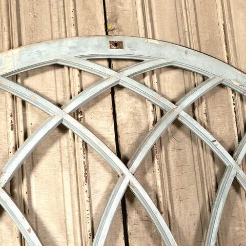 #48546 Antique Gothic Divided Lite Wood Window image 2