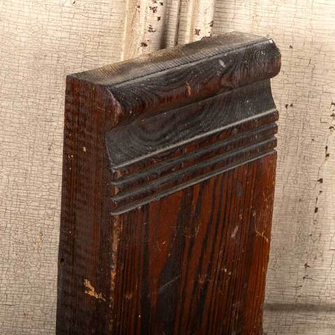 #48553 Salvaged Antique Wood Plinth Trim Block image 4