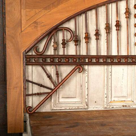 #48569 Antique Victorian Wood Fretwork Panel image 2