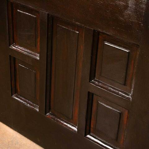 #48574 34x83 Antique Half Lite Pine Entry Door image 4