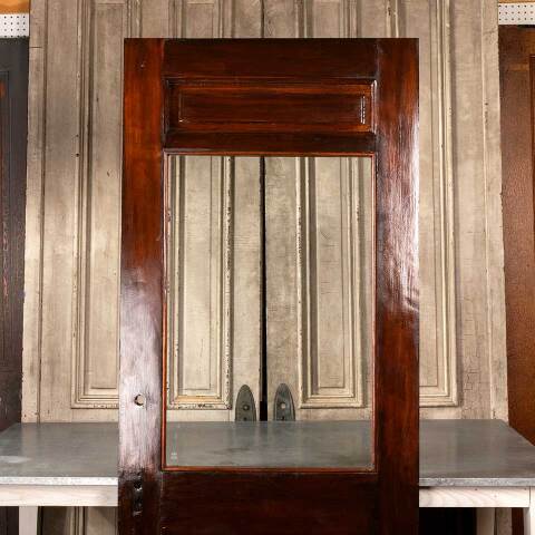 #48574 34x83 Antique Half Lite Pine Entry Door image 6