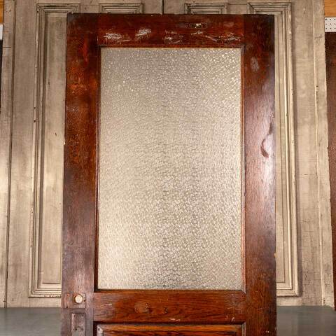 #48575 35x88 Antique Oak Half-Lite Classroom Door image 6