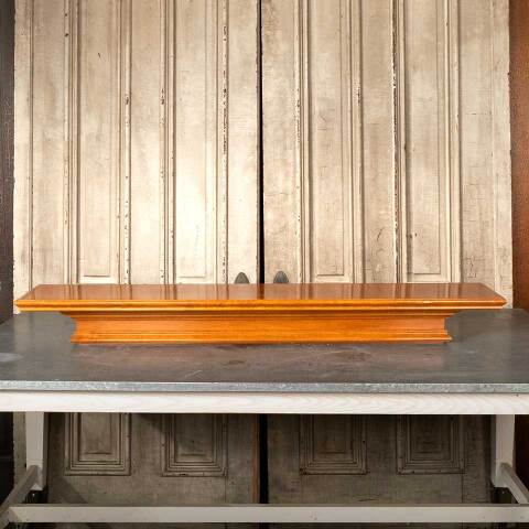 #48593 Salvaged Wood Fireplace Mantel Shelf image 2