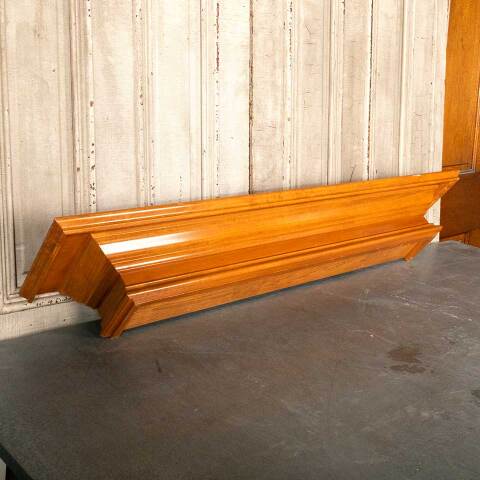 #48593 Salvaged Wood Fireplace Mantel Shelf image 6