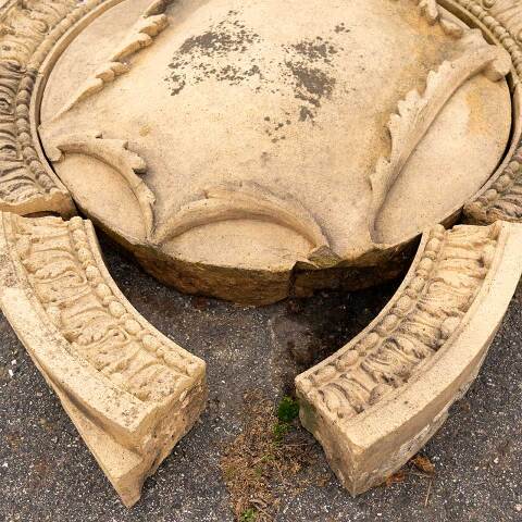 #48637 Salvaged Union Station Terra Cotta Medallion image 5